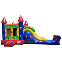 Tago's Jump Inflatable Bouncers 15'H Blue Single Line Combo by Tago's Jump SC-210 15'H Blue Single Line Combo SKU# SC-210
