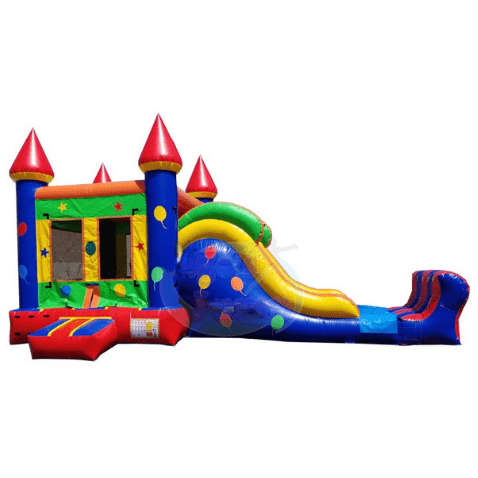 Tago's Jump Inflatable Bouncers 15'H Blue Single Line Combo by Tago's Jump SC-210 15'H Blue Single Line Combo SKU# SC-210