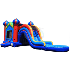 15'H Blue Single Slide by Tago's Jump