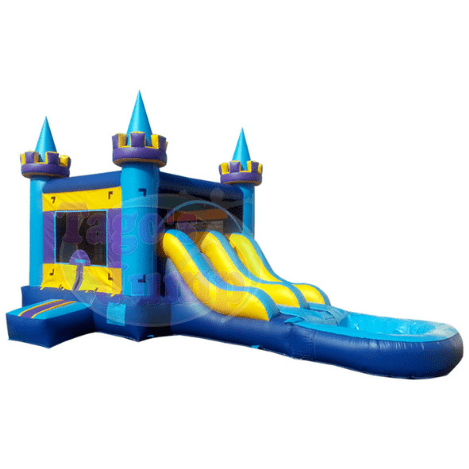 Tago's Jump Inflatable Bouncers 15'H Blue Water Slide Combo by Tago's Jump 781880291657 CWS-152 15'H Blue Water Slide Combo by Tago's Jump SKU# CWS-152