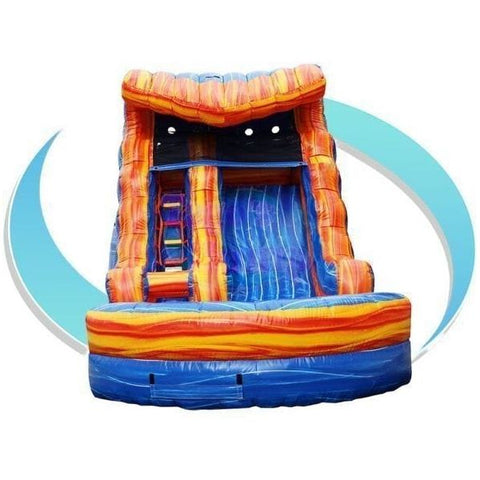 Tago's Jump Inflatable Bouncers 15'H Flaming Water Slide by Tago's Jump WS-219 16'H Sunshine Water Slide by Tago's Jump SKU#WS-218