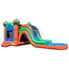 Image of Tago's Jump Inflatable Bouncers 15'H Green Single Slide by Tago's Jump 781880291459 CWS-019 15'H Green Single Slide by Tago's Jump SKU# CWS-019