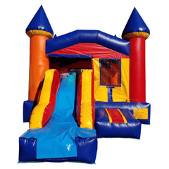 Tago's Jump Inflatable Bouncers 15'H Inflatable Knights Castle Mini Combo by Tago's Jump MC-484 15'H Inflatable Knights Castle Mini Combo by Tago's Jump SKU# MC-484