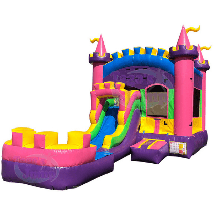 Tago's Jump Inflatable Bouncers 15'H Ocean Mini Water Slide Marble colors by Tago's Jump 781880291824 CWS-071 15'H Water Slide Magical Castle by Tago's Jump SKU# CWS-071