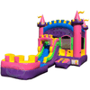 Image of Tago's Jump Inflatable Bouncers 15'H Ocean Mini Water Slide Marble colors by Tago's Jump 781880291824 CWS-071 15'H Water Slide Magical Castle by Tago's Jump SKU# CWS-071