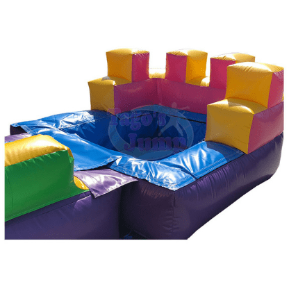 Tago's Jump Inflatable Bouncers 15'H Ocean Mini Water Slide Marble colors by Tago's Jump 781880291824 CWS-071 15'H Water Slide Magical Castle by Tago's Jump SKU# CWS-071