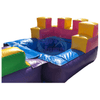 Image of Tago's Jump Inflatable Bouncers 15'H Ocean Mini Water Slide Marble colors by Tago's Jump 781880291824 CWS-071 15'H Water Slide Magical Castle by Tago's Jump SKU# CWS-071