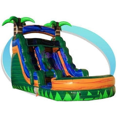 Tago's Jump Inflatable Bouncers 15'H Palm Tree Water Slide by Tago's Jump 781880249313 WS-220 15'H Palm Tree Water Slide by Tago's Jump SKU#WS-220