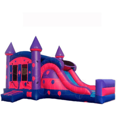 Tago's Jump Inflatable Bouncers 15'H Pink Balloons Single Line by Tago's Jump SC-215 15'H Pink Balloons Single Line SKU# SC-215