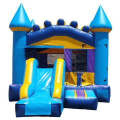 Tago's Jump Inflatable Bouncers 15'H Powder Blue Inflatable Mini Combo by Tago's Jump MC-478 15'H Powder Blue Inflatable Mini Combo SKU# MC-478