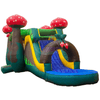 Image of Tago's Jump Inflatable Bouncers 15'H Single Line Water Slide by Tago's Jump 781880291589 CWS-195 15'H Single Line Water Slide by Tago's Jump SKU# CWS-195