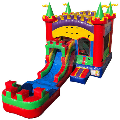 Tago's Jump Inflatable Bouncers Copy of 13'H Pink Water Slide Combo by Tago's Jump 13'H Pink Water Slide Combo by Tago's Jump SKU# CWS-061