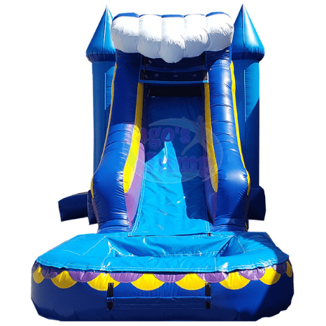 15'H Blue Water Slide by Tago's Jump