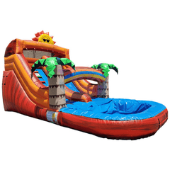 12'H Single Line Water Slide by Tago's Jump