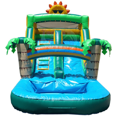 Tago's Jump Slides 12'H Single Line Water Slide by Tago's Jump 781880291862 WS-095 12'H Single Line Water Slide by Tago's Jump SKU# WS-095