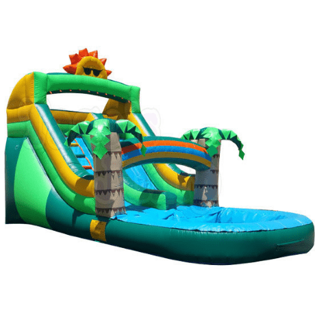 Tago's Jump Slides 12'H Single Line Water Slide by Tago's Jump 781880291862 WS-095 12'H Single Line Water Slide by Tago's Jump SKU# WS-095