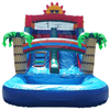 Image of Tago's Jump Slides 12'H Single Line Water Slide by Tago's Jump 781880291930 WS-096 12'H Single Line Water Slide by Tago's Jump SKU# WS-096