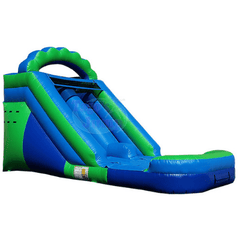 Tago's Jump Slides 15'H Blue/Green Double Line by Tago's Jump 781880277194 WS-049 15'H Blue/Green Double Line by Tago's Jump SKU# WS-049