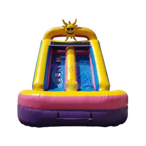 Tago's Jump Slides 15'H Sunny Water Slide Pink by Tago's Jump 781880277248 WS-039 15'H Sunny Water Slide Pink  by Tago's Jump SKU# WS-039