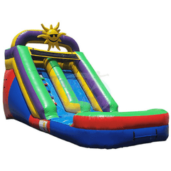 Tago's Jump Slides 15'H Sunny Water Slide Purple by Tago's Jump 781880277286 WS-035 15'H Sunny Water Slide Purple by Tago's Jump SKU# WS-035