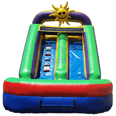 15'H Sunny Water Slide Purple by Tago's Jump
