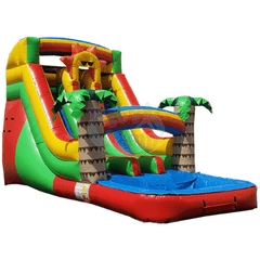 16'H Double Line Water Slide by Tago's Jump