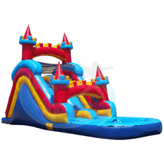 Tago's Jump Slides 16'H Red Castle Water Slide by Tago's Jump 781880291947 WS-104 16'H Red Castle Water Slide by Tago's Jump SKU# WS-104