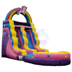 Tago's Jump Slides 16'H Unicorn Water Slide by Tago's Jump 781880277170 WS-047 16'H Unicorn Water Slide SKU# WS-047