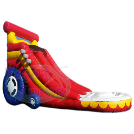 Tago's Jump Slides 17 ft. F1 Car Water Slide by Tago's Jump 781880292463 WS-180 17 ft. F1 Car Water Slide by Tago's Jump SKU# WS-180