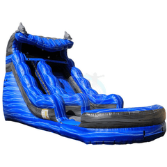 Tago's Jump Slides 17'H Blue/Gray by Tago's Jump 781880273745 WS-019 17'H Blue/Gray by Tago's Jump SKU# WS-019