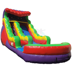Tago's Jump Slides 17'H Colorful Wave Water Slide by Tago's Jump 781880277347 WS-033 17'H Colorful Wave Water Slide by Tago's Jump SKU# WS-033