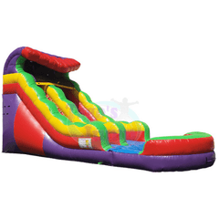 17'H Colorful Wave Water Slide by Tago's Jump