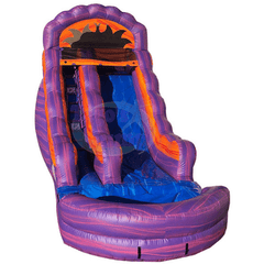 17'H Marble Water Slide by Tago's Jump