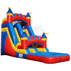 Tago's Jump Slides 17'H Multi Color Castle by Tago's Jump 781880273806 WS-013 17'H Multi Color Castle by Tago's Jump SKU# WS-013