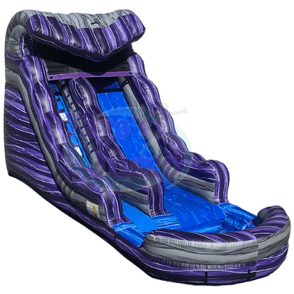 Tago's Jump Slides 17'H Purple Marble Water by Tago's Jump 781880280514 WS-074 17'H Purple Marble Water by Tago's Jump SKU# WS-074