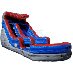 Tago's Jump Slides 17'H Red Marble Water Slide by Tago's Jump 781880277309 WS-037 17'H Red Marble Water Slide by Tago's Jump SKU# WS-037