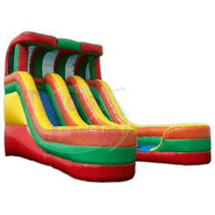 Tago's Jump Slides 18 ft Double Line Water Slide by Tago's Jump 781880292562 WS-170 18 ft Double Line Water Slide by Tago's Jump SKU# WS-170