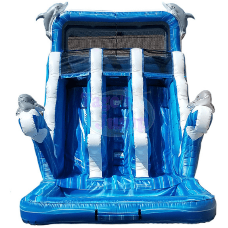Tago's Jump Slides 18'H Dolphins by Tago's Jump 781880277330 WS-032 18'H Dolphins by Tago's Jump SKU# WS-032