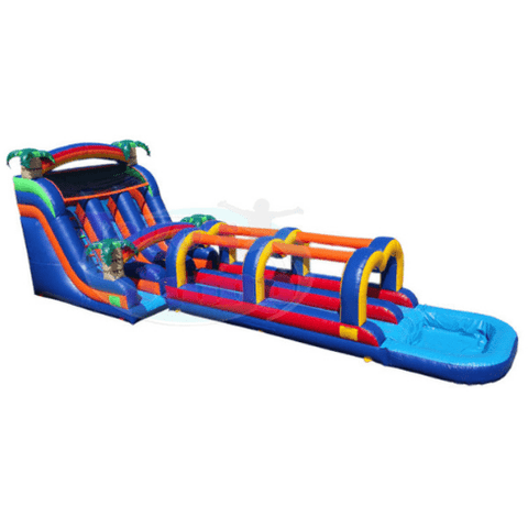 Tago's Jump Slides 18'H Double Line Water Slide by Tago's Jump 781880292616 WS-145 18'H Double Line Water Slide by Tago's Jump SKU# WS-145