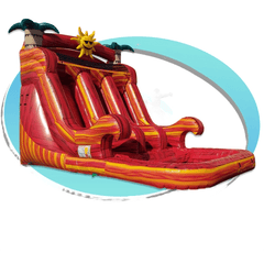 Tago's Jump Slides 18'H Red Fire Double Line by Tago's Jump WS-213 20'H Double Line by Tago's Jump SKU# WS-206D
