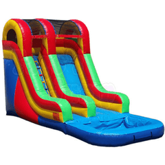 Tago's Jump Slides 18'H Single Line Water Slide by Tago's Jump 781880291879 WS-094 18'H Single Line Water Slide by Tago's Jump SKU# WS-094