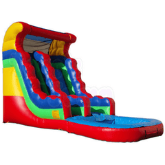 Tago's Jump Slides 18'H Single Line Water Slide by Tago's Jump 781880291916 WS-098 18'H Single Line Water Slide by Tago's Jump SKU# WS-098