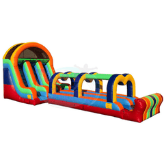 Tago's Jump Slides 18'H Slide and Slip Double Line by Tago's Jump 781880275763 S-903 18'H Slide and Slip Double Line by Tago's Jump SKU# S-903