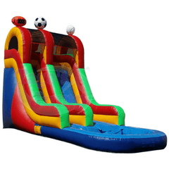 Tago's Jump Slides 18'H Sport Single Line Water by Tago's Jump 781880292753 WS-126 18'H Sport Single Line Water by Tago's Jump SKU# WS-126