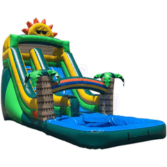 18'H Tropical Water Slide by Tago's Jump
