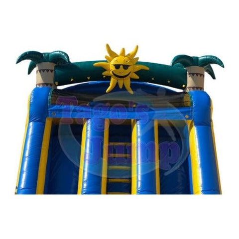 Tago's Jump Slides 18'H Tropical Water Slide by Tago's Jump 781880290421 WS-086 18'H Water Slide by Tago's Jump SKU# WS-086