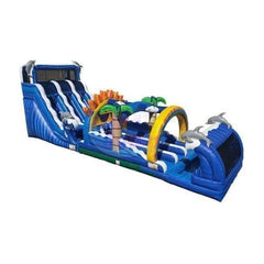 Tago's Jump Slides 18'H Water Slide & Slip Dolphins by Tago's Jump IN-801 18'H Water Slide & Slip Dolphins by Tago's Jump SKU# IN-801