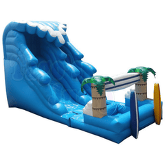 Tago's Jump Slides 19'H  Tropical Wave Water Slide by Tago's Jump 781880292005 WS-106 19'H  Tropical Wave Water Slide by Tago's Jump SKU# WS-106