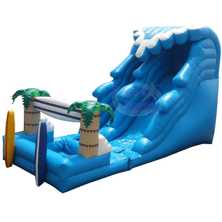 Tago's Jump Slides 19'H  Tropical Wave Water Slide by Tago's Jump 781880292005 WS-106 19'H  Tropical Wave Water Slide by Tago's Jump SKU# WS-106