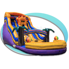 Tago's Jump Slides 20'H Purple River by Tago's Jump 9'H Blue Slip by Tago's Jump SKU# WS-022